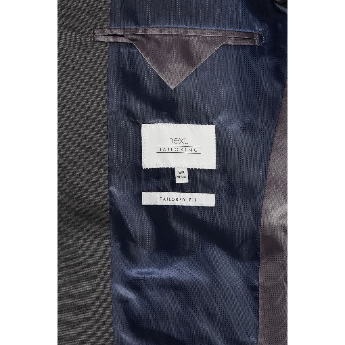 Veste de costume à deux boutons gris anthracite, NEXT