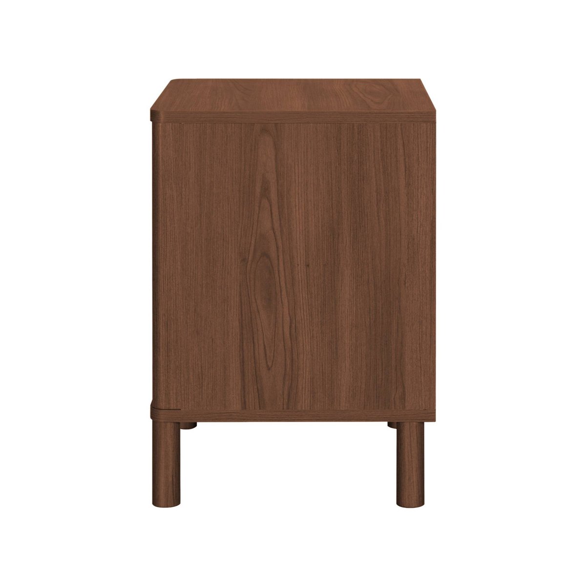 Buffet vintage décor bois et cannage 4 portes 160cm ETTA noyer, SWEEEK