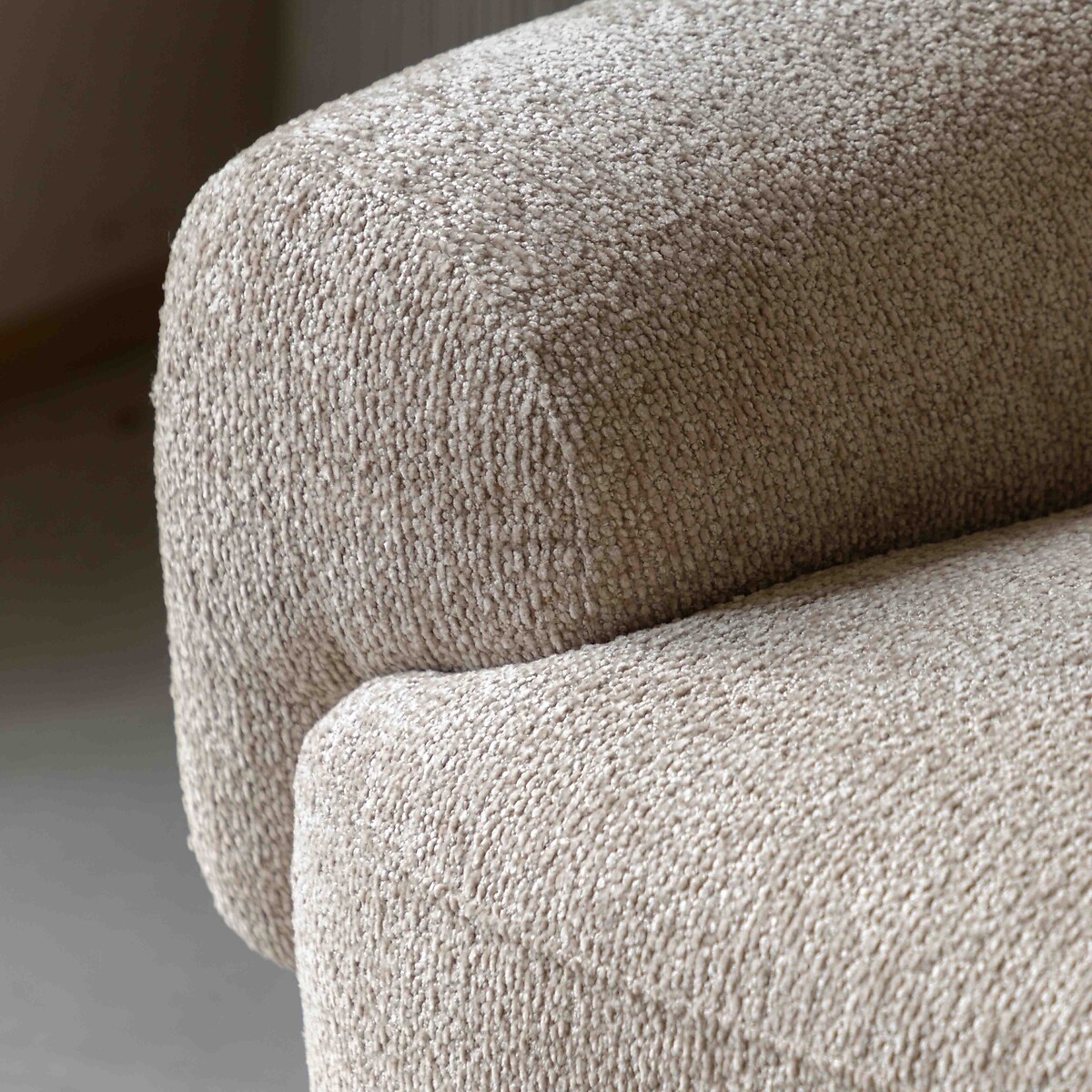 Weston Slubby Boucle 3-Seater Sofa wicker, ÉDITÉ