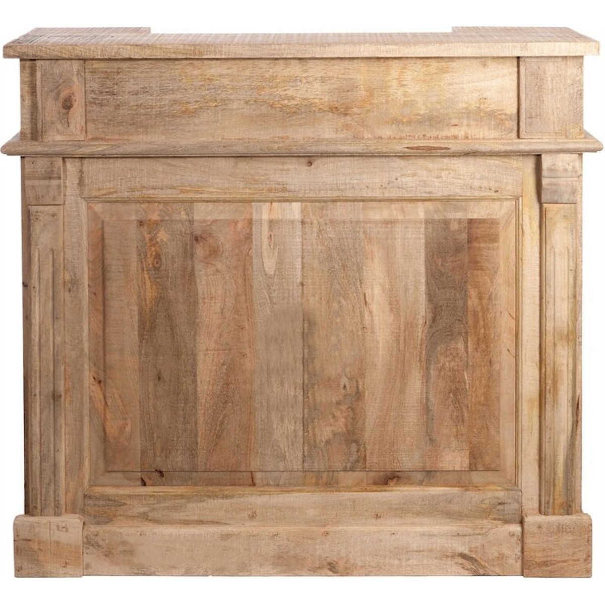 Armoire bar en bois 2 tiroirs naturel, RECOLLECTION