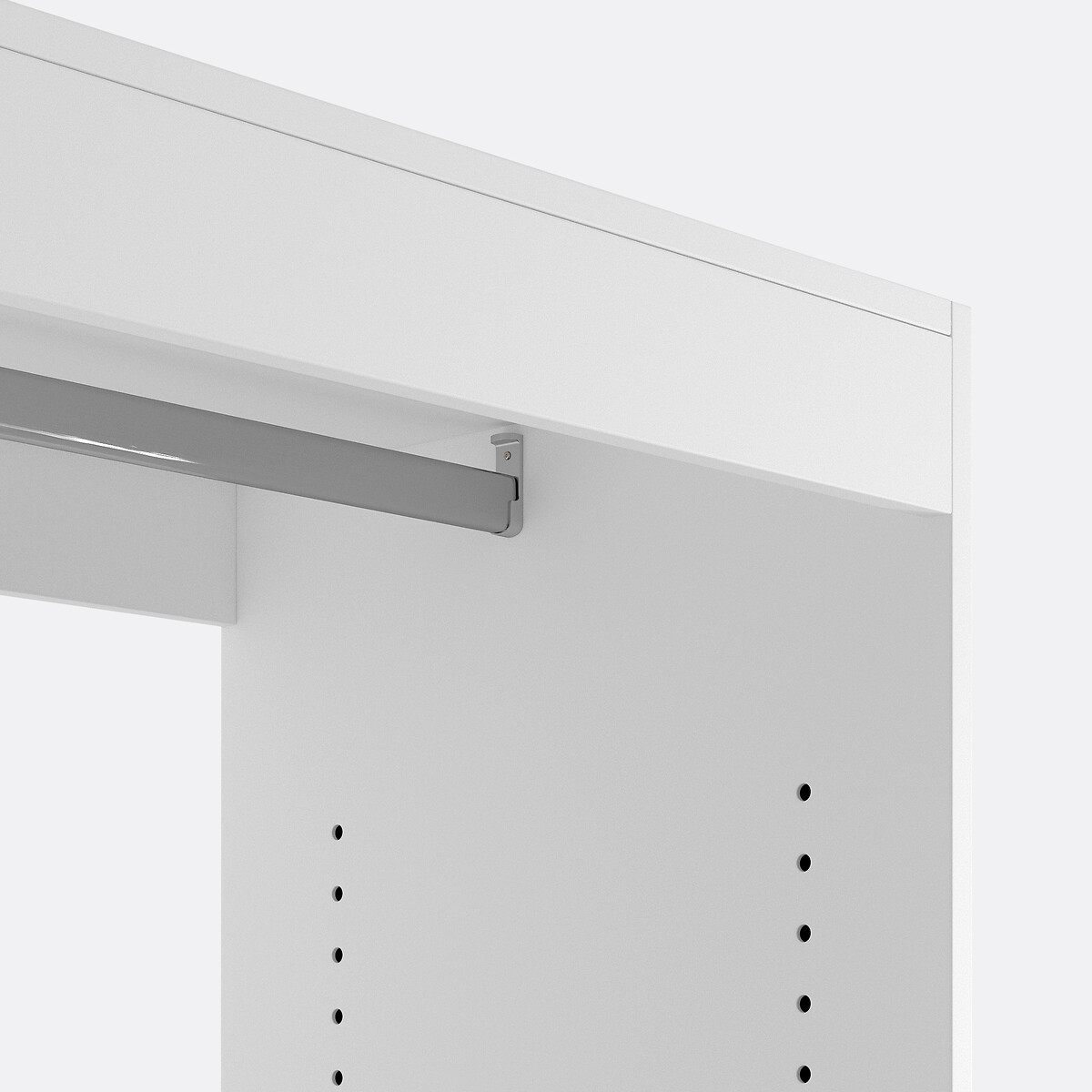 Mobile guardaroba, appendiabiti + 1 ripiano, Build bianco, LA REDOUTE INTERIEURS