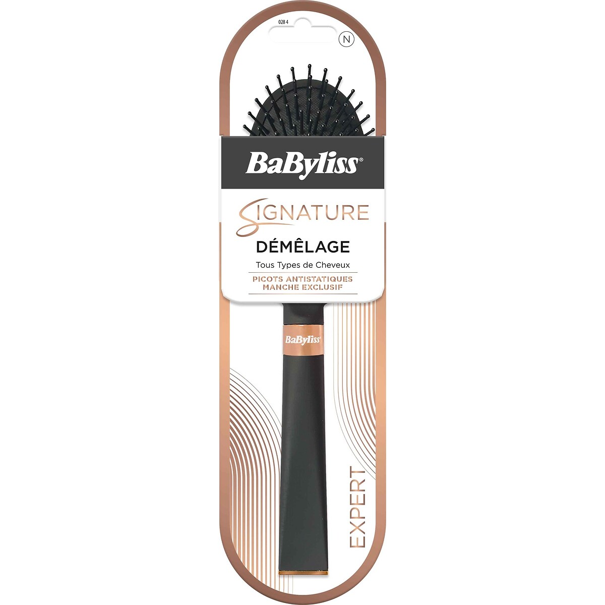 Entwirrbürste oval Signature schwarz, BABYLISS