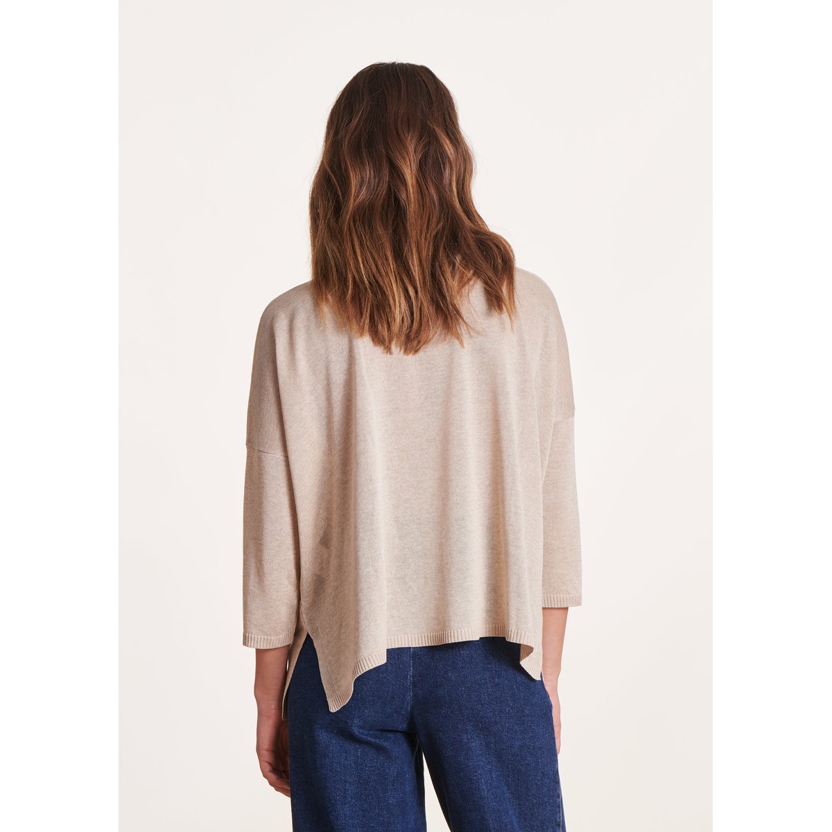 Pull manches 3/4 oversize dore, LA FEE MARABOUTEE