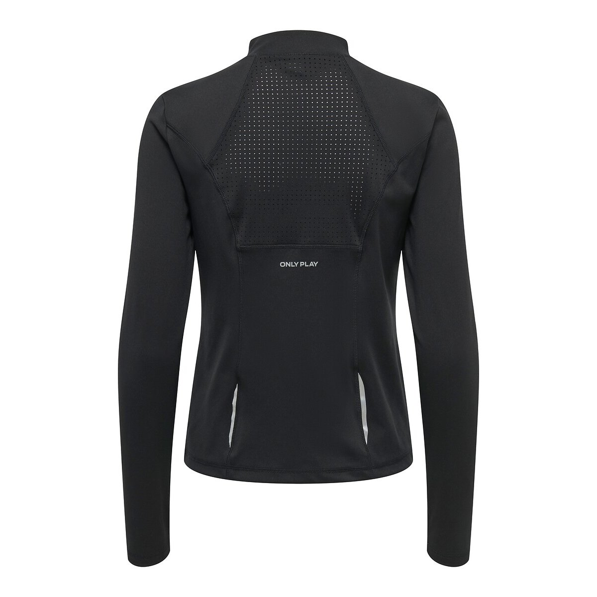 Camisola desportiva com meio fecho preto , ONLY PLAY