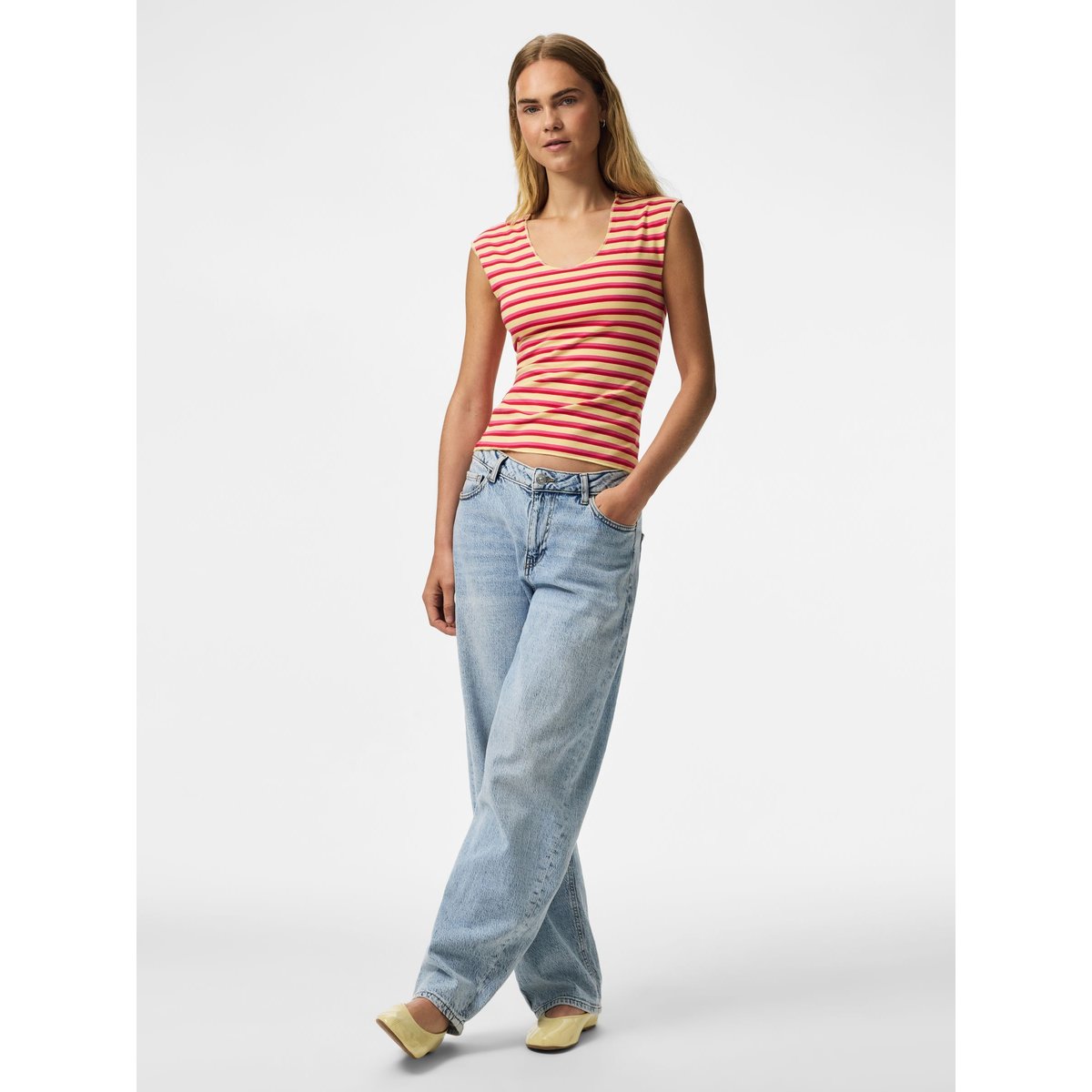 Top À Manches Courtes jaune - italian straw1, PIECES