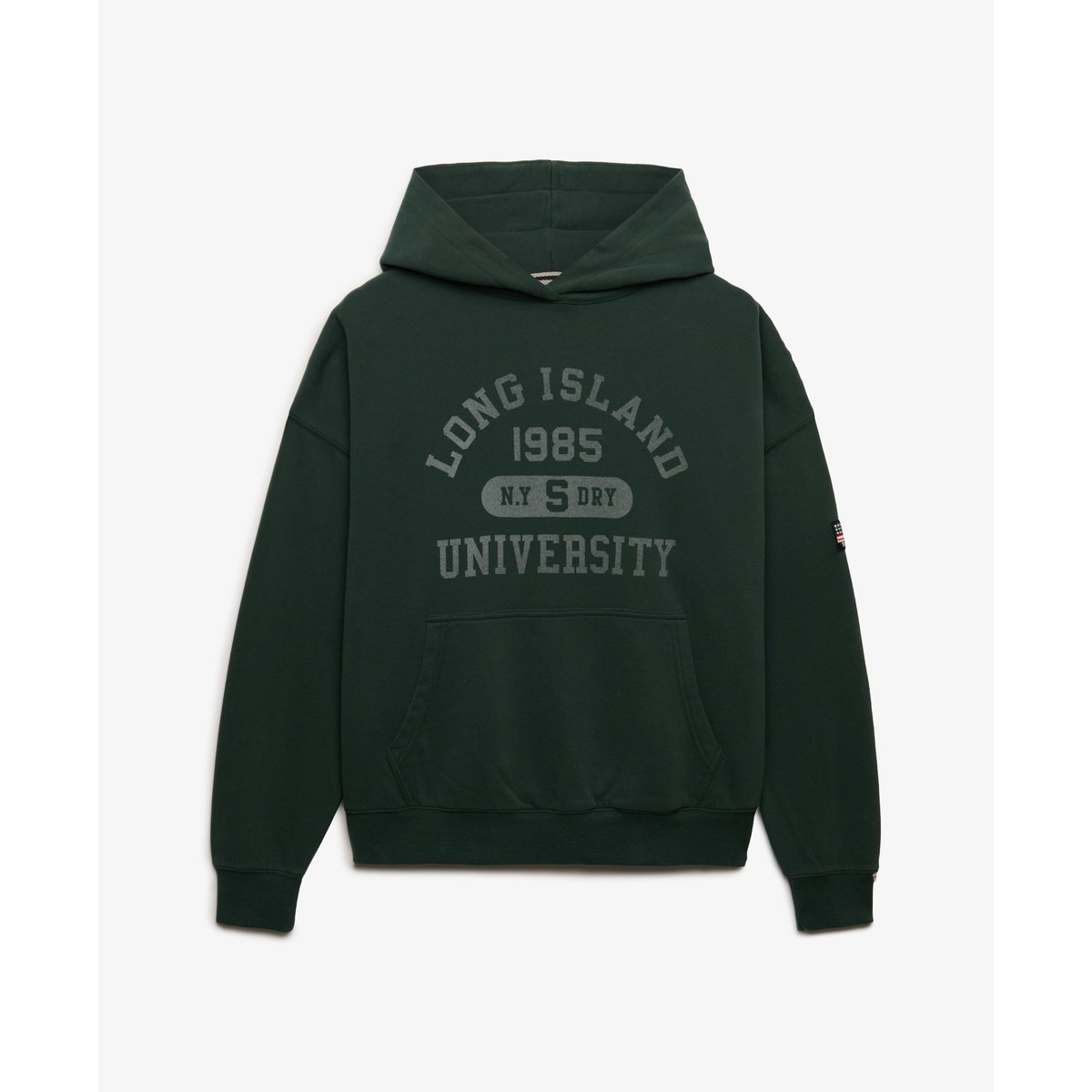 Sweat à capuche Athletic Essentials Décontracté vert émail, SUPERDRY