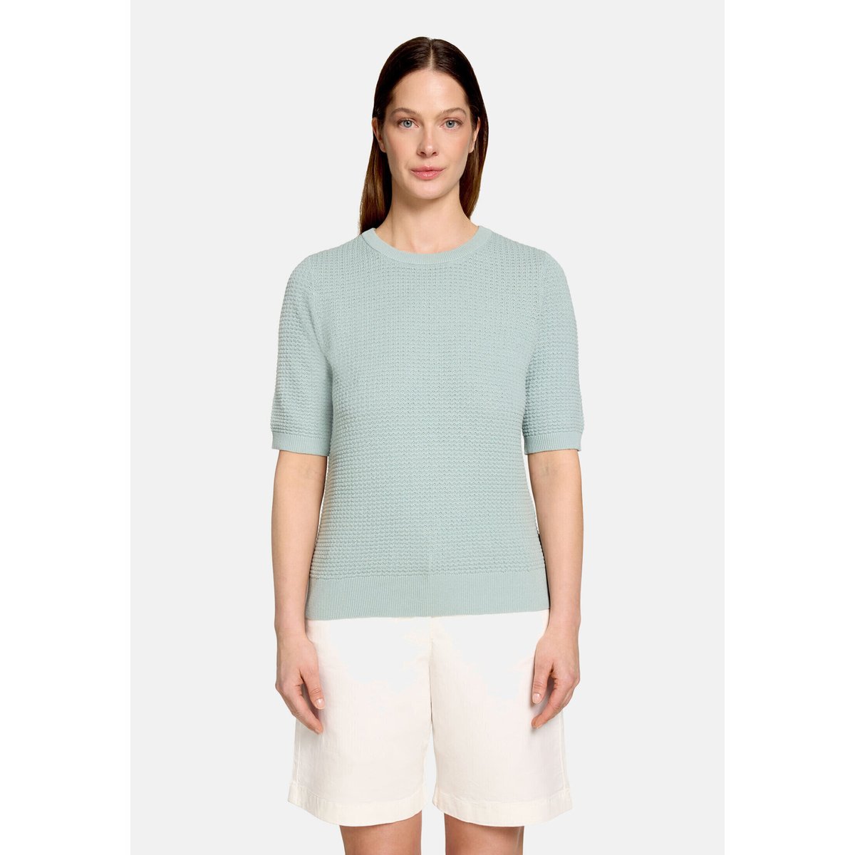 Pull-over en maille avec structure gray mist, BETTY BARCLAY