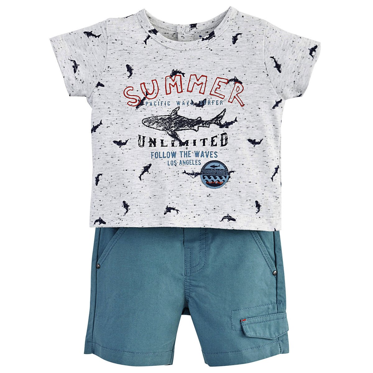 Ensemble short lagon bleu, SUCRE D'ORGE