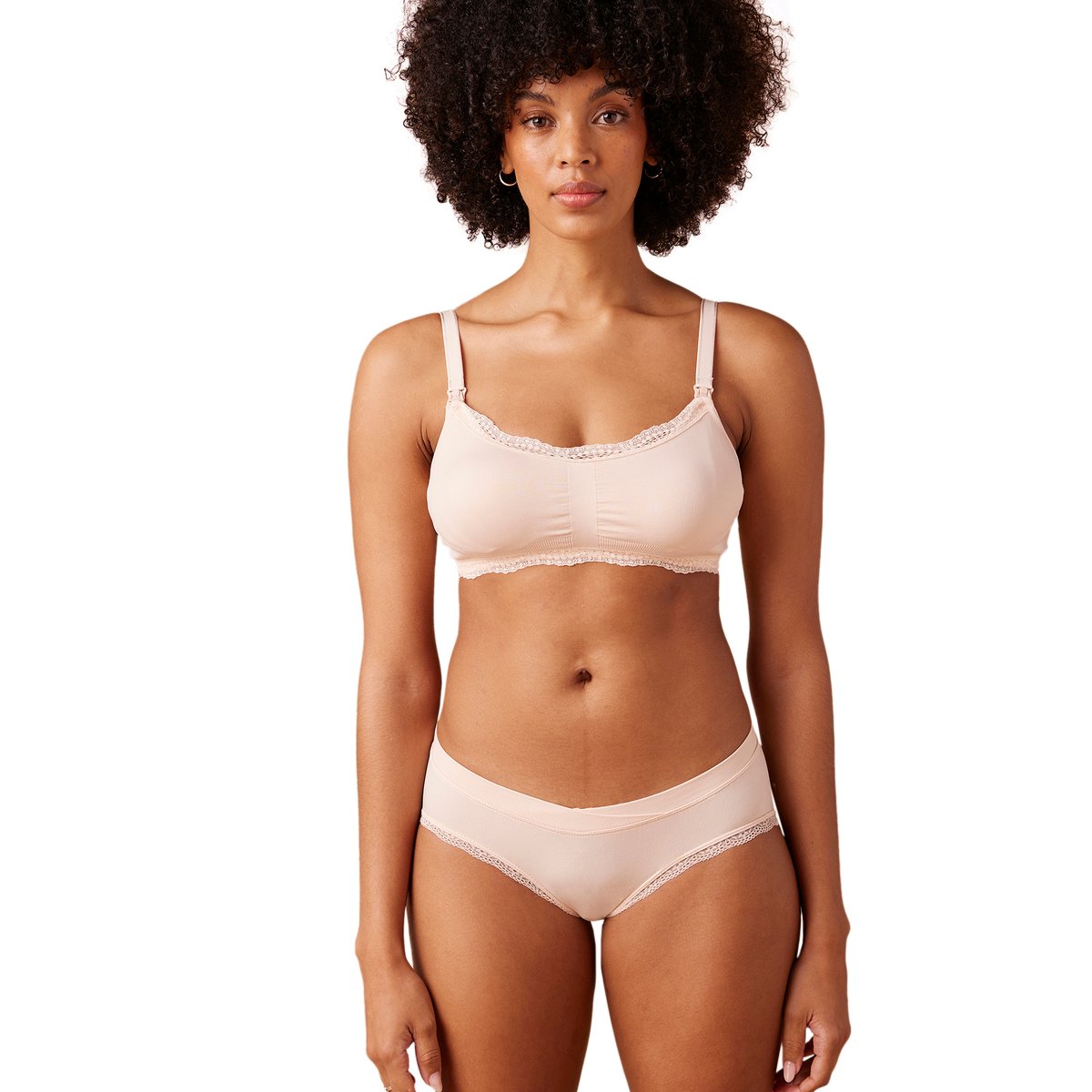 Lot 2 brassières grossesse et allaitement sans coutures anthracite, ENVIE DE FRAISE