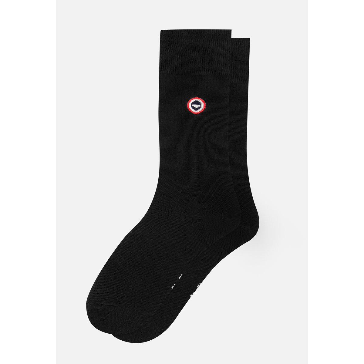 Lot de 4 chaussettes mi-hautes en coton Robuste noire, LE SLIP FRANCAIS