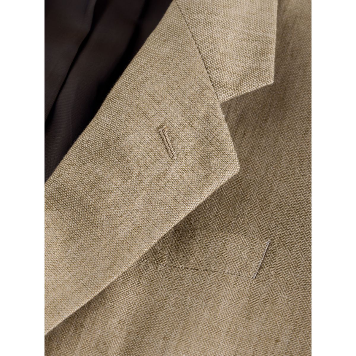 Veste de costume archive en lin marron fauve, NEXT