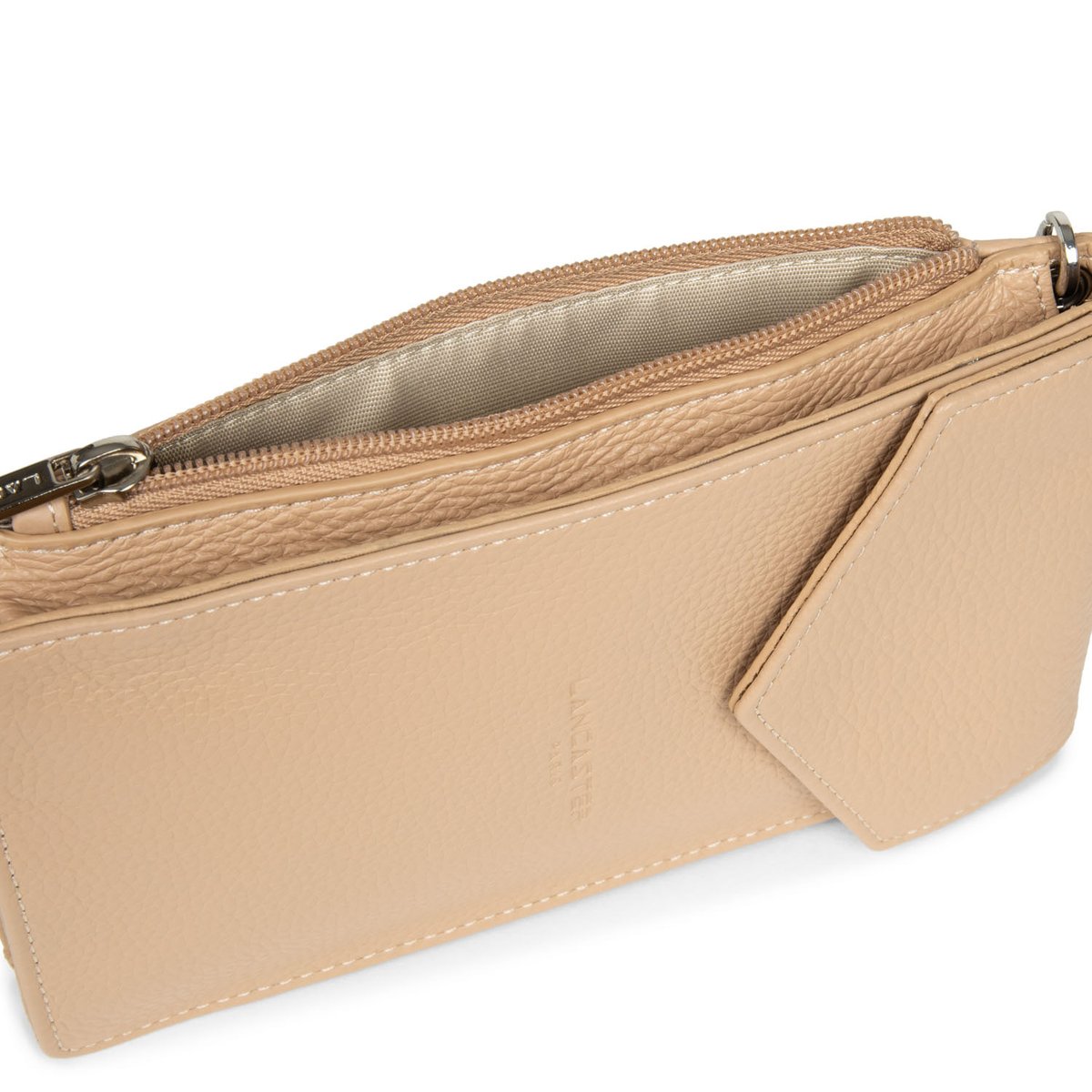 Pochette smartphone FOULONNÉ PM nude, LANCASTER