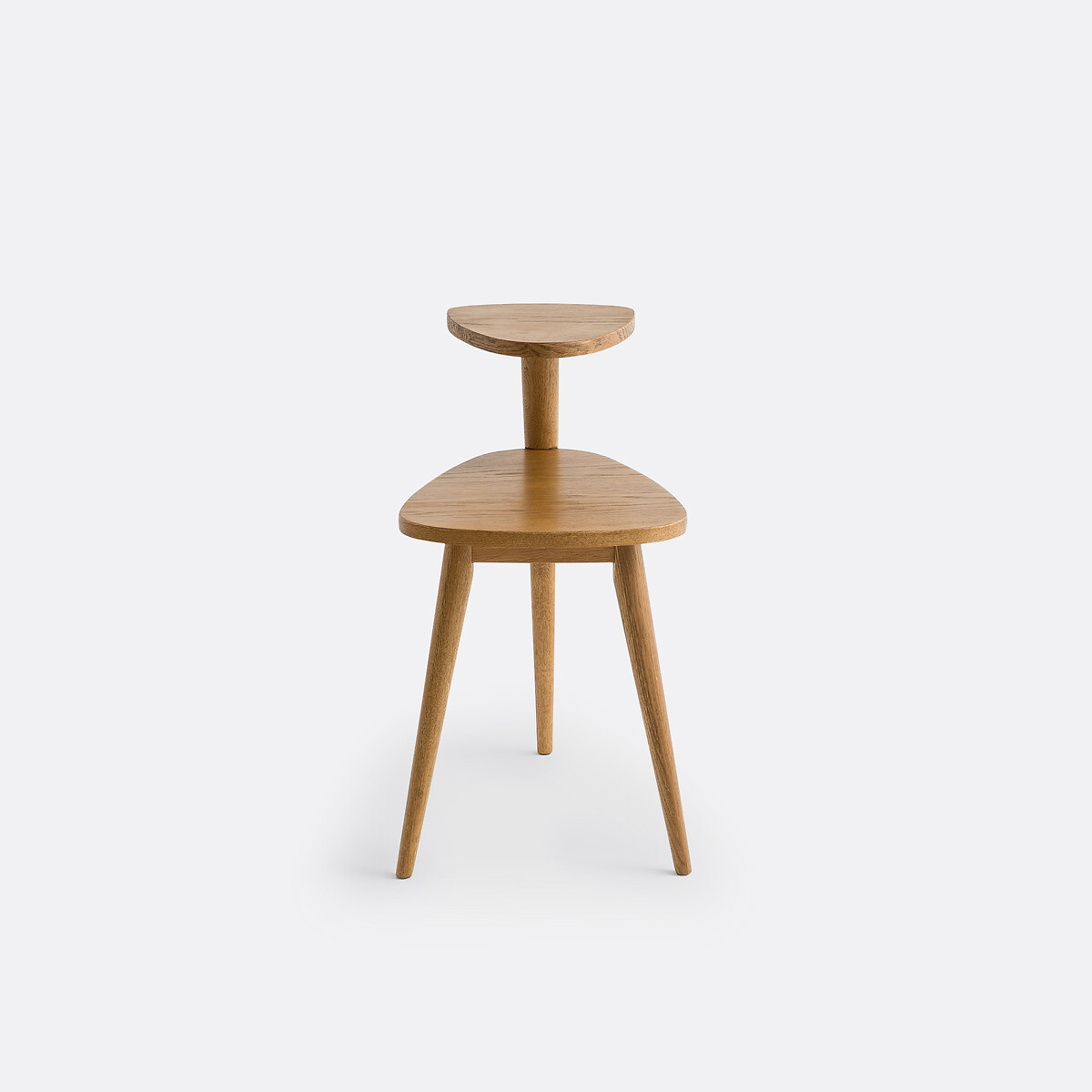 Quilda Vintage-Style Two-Tier Side Table oak, LA REDOUTE INTERIEURS