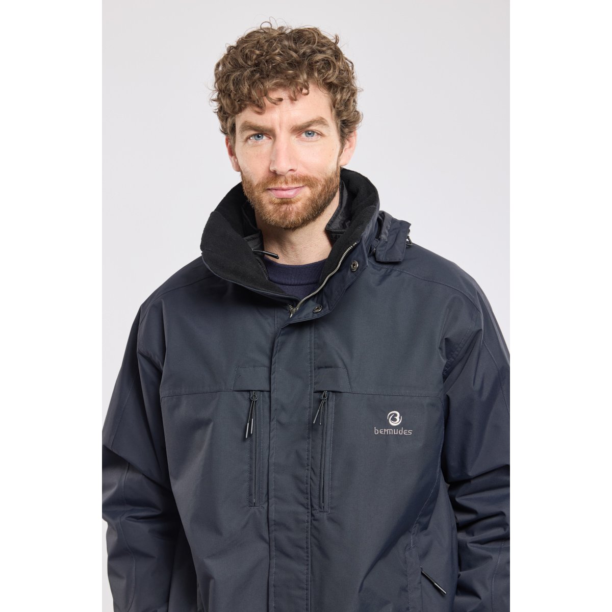 Parka Imper-respirante HIKER navy, BERMUDES