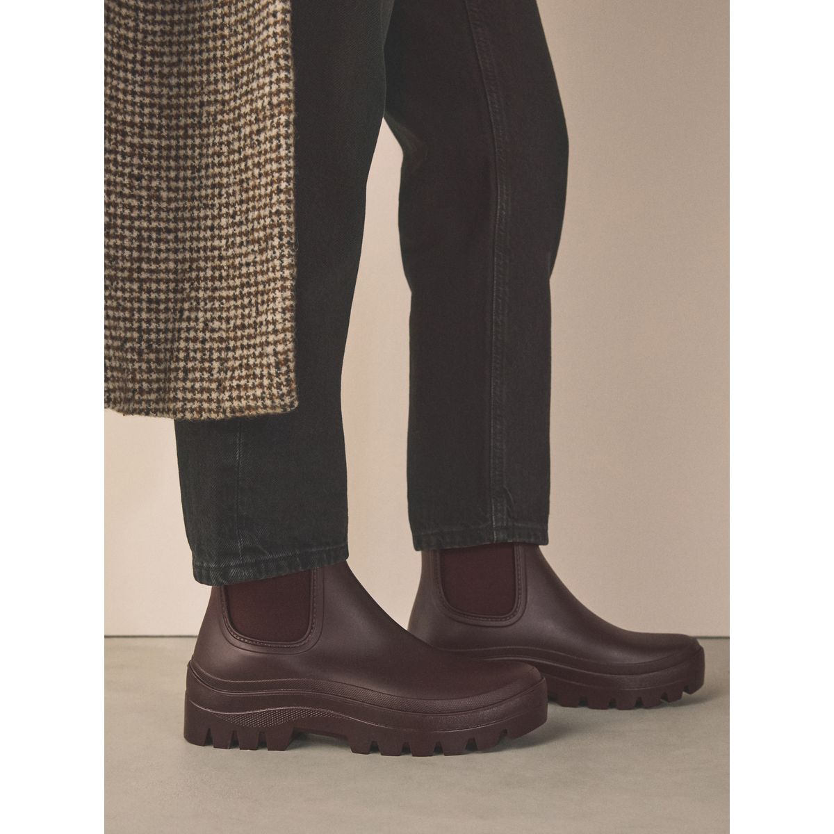 Bottes caoutchouc chelsea forever comfort® marron chocolat, NEXT