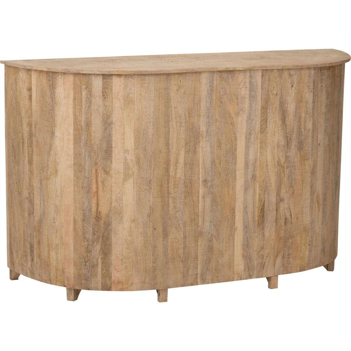 Meuble bar lounge en bois de manguier naturel, RECOLLECTION