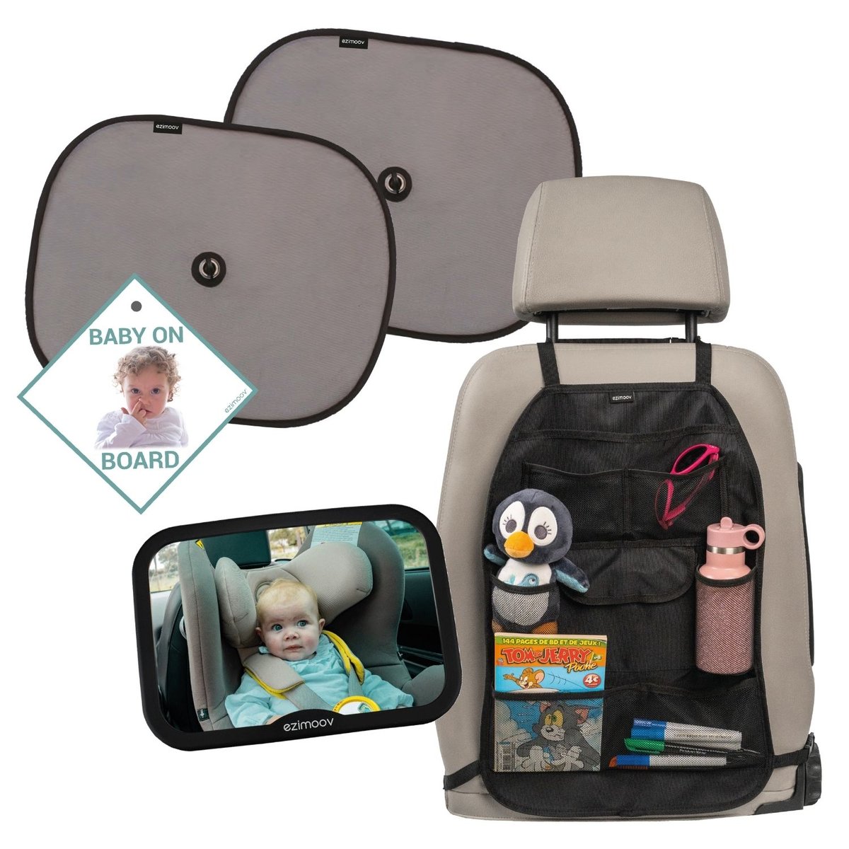 Pack de naissance pour les voyages Ezi Travel noir, EZIMOOV