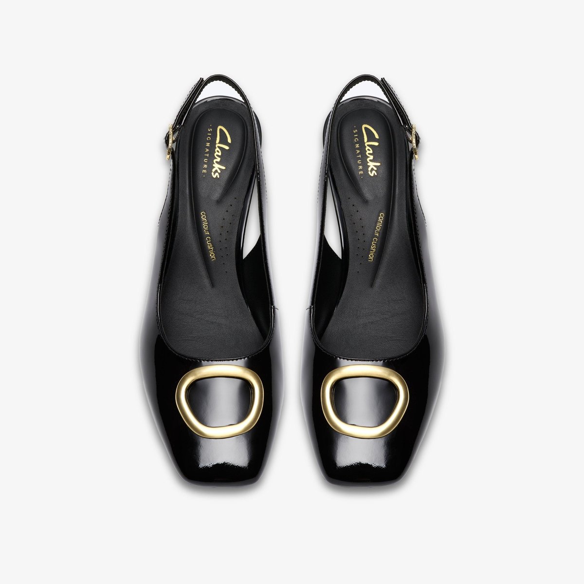 Escarpins Cuir FERNIE SLING noir, CLARKS