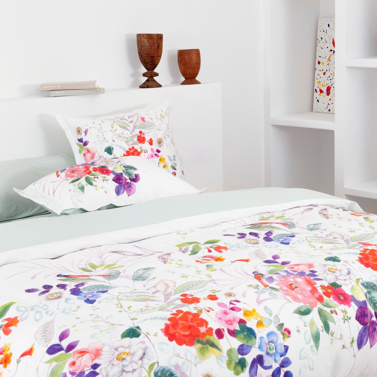 Taie D'oreiller   Satin De Coton - CARMEN motifs, TRADITION DES VOSGES