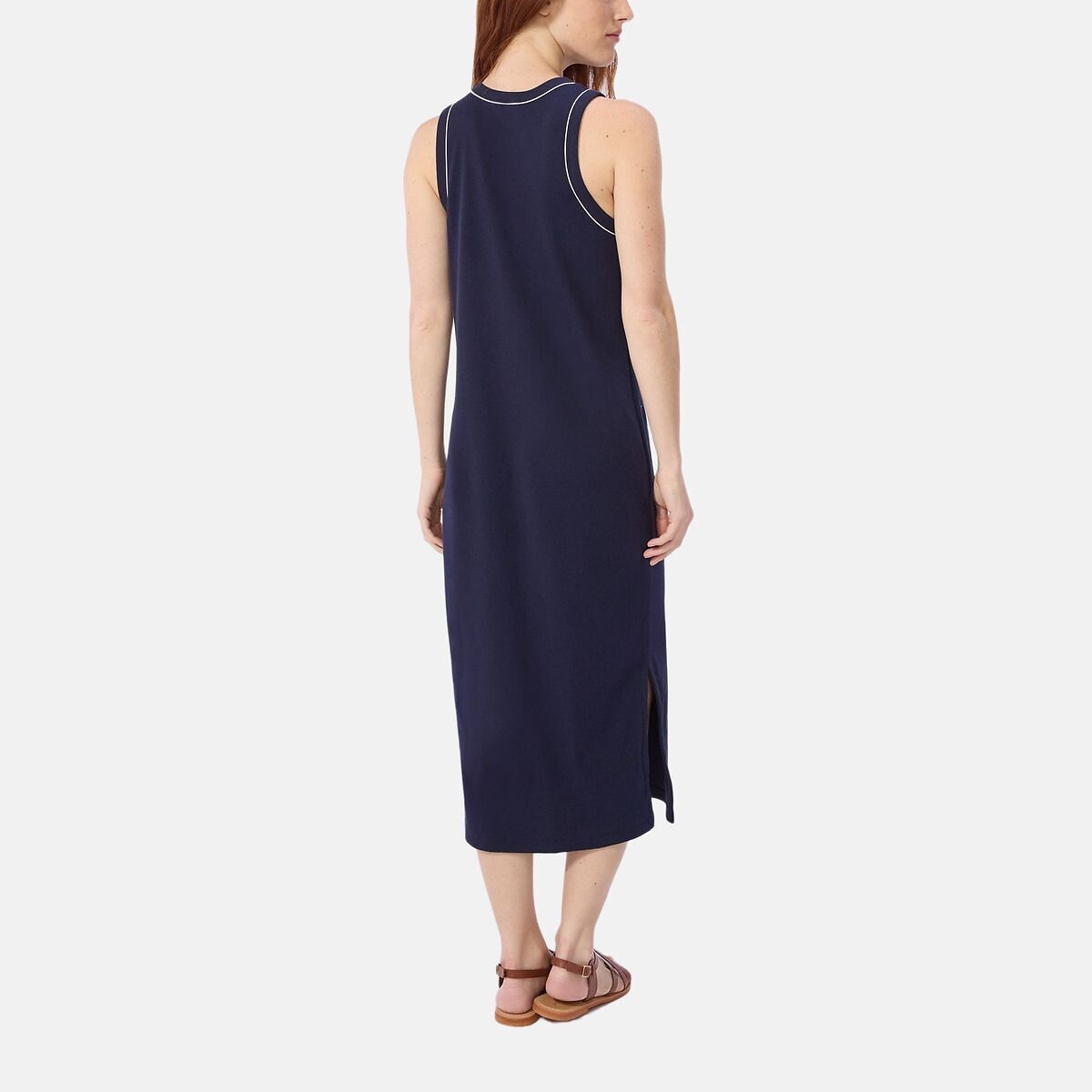 Robe débardeur longue marine, PETIT BATEAU