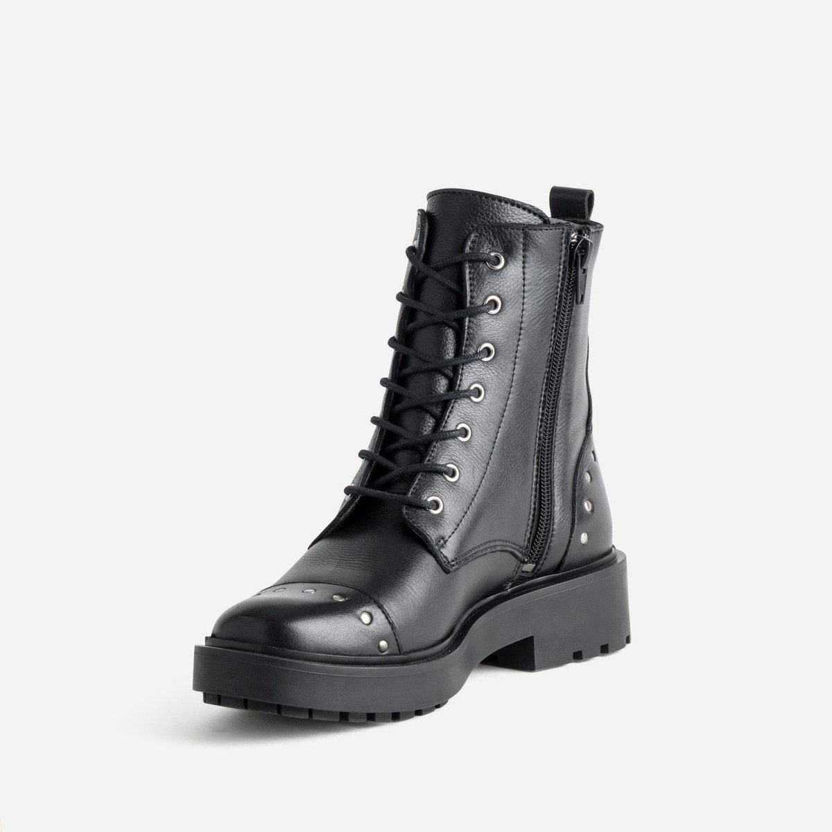 Boots en cuir LAHNA noir, TEXTO