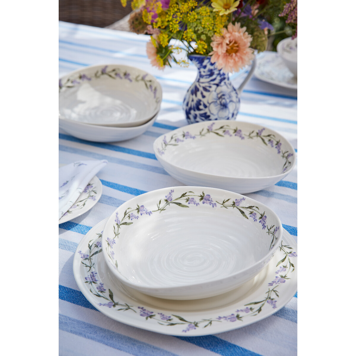 Set of 4 Lavandula Pasta Bowls multi-coloured, SOPHIE CONRAN FOR PORTMEIRION