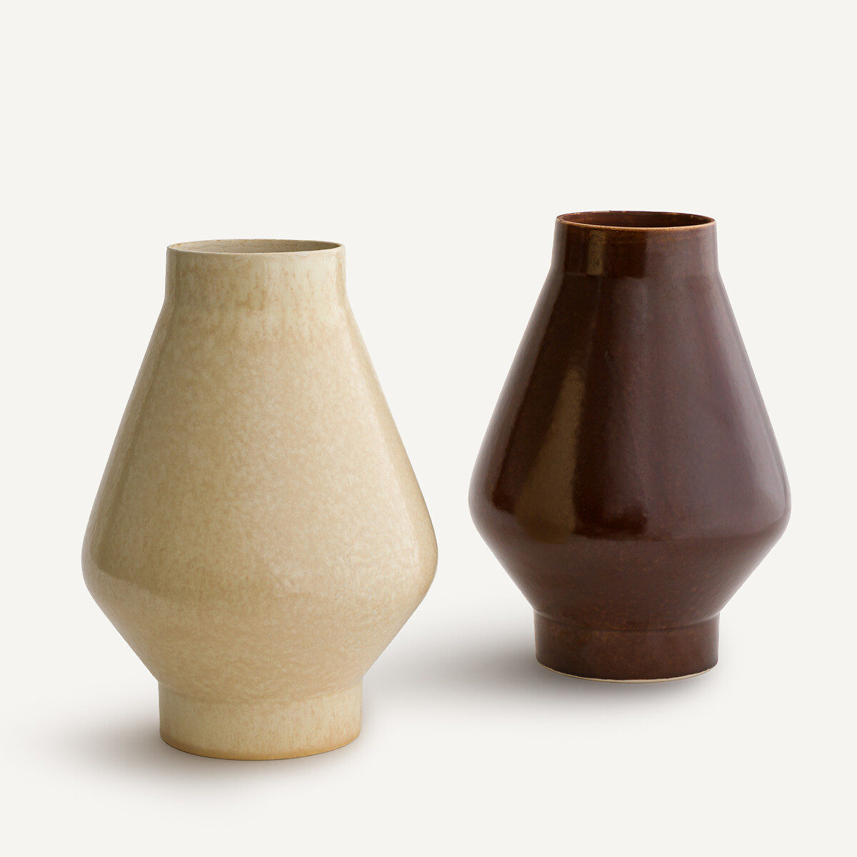 Vase en céramique émaillée, SYENA beige écru, AM.PM