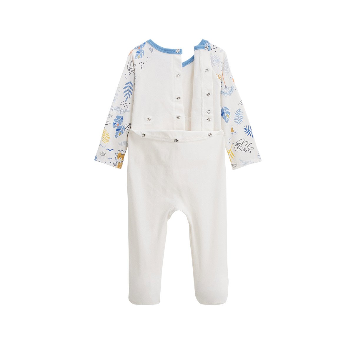 Pyjama bébé Biscarosse ecru, PETIT BEGUIN