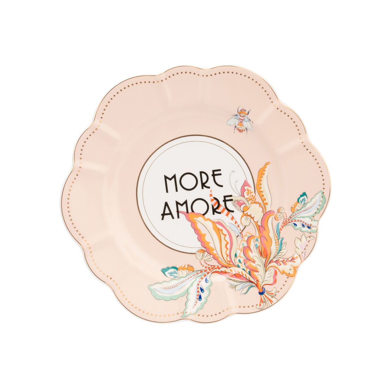 23cm Floral "More Amore" Flower Plate multi-coloured, YVONNE ELLEN
