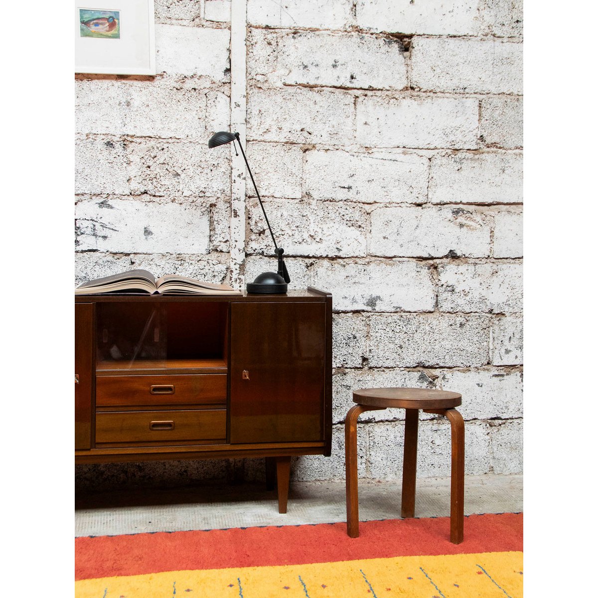 Tabouret Aalto Axel N°507 - Bon état bois, DEBONGOUT