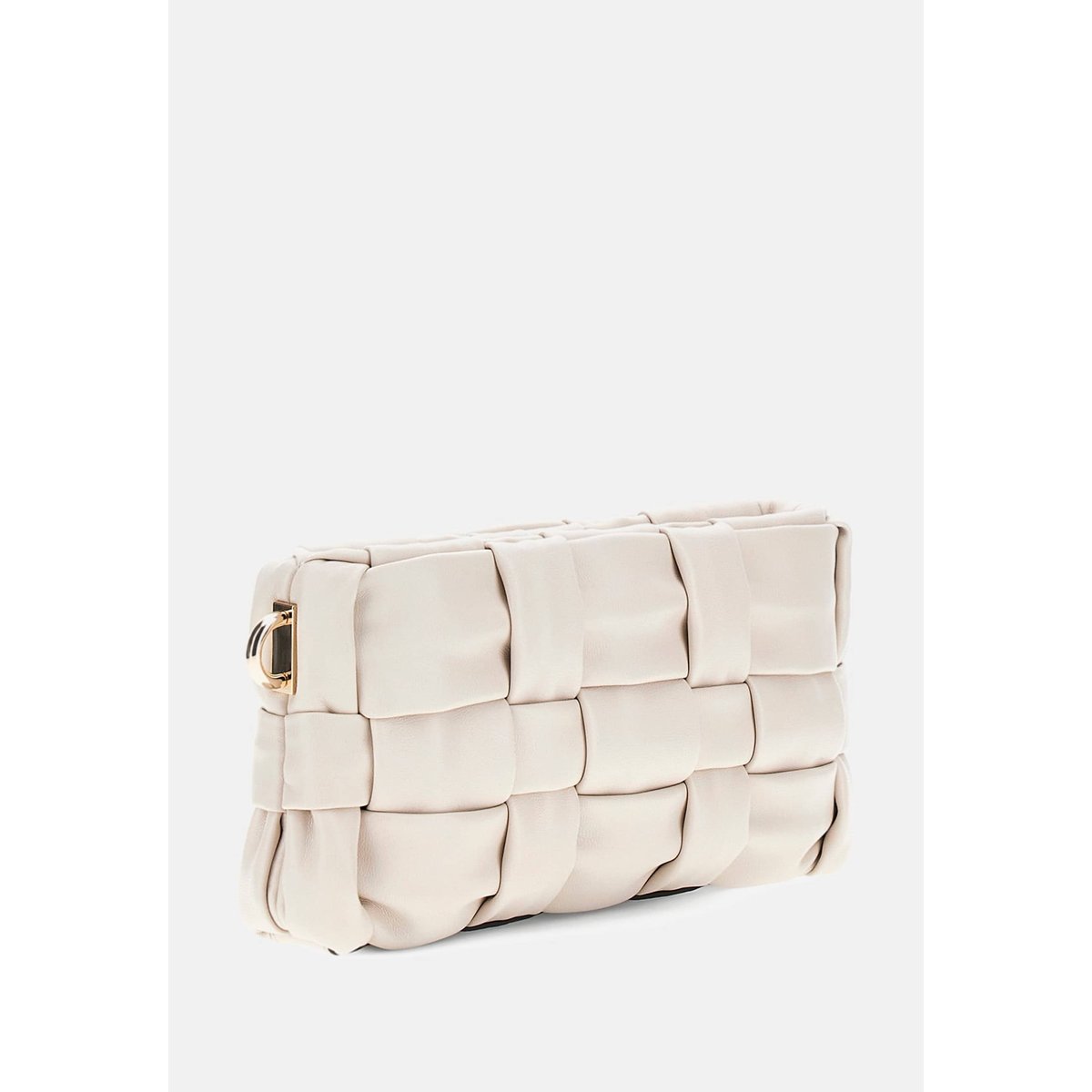 Mini Sac À Bandoulière Marion Tressé crème, GUESS