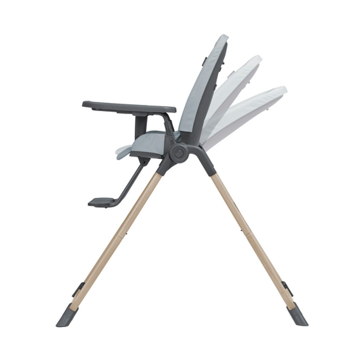 Chaise haute AVA gris clair, MAXI COSI