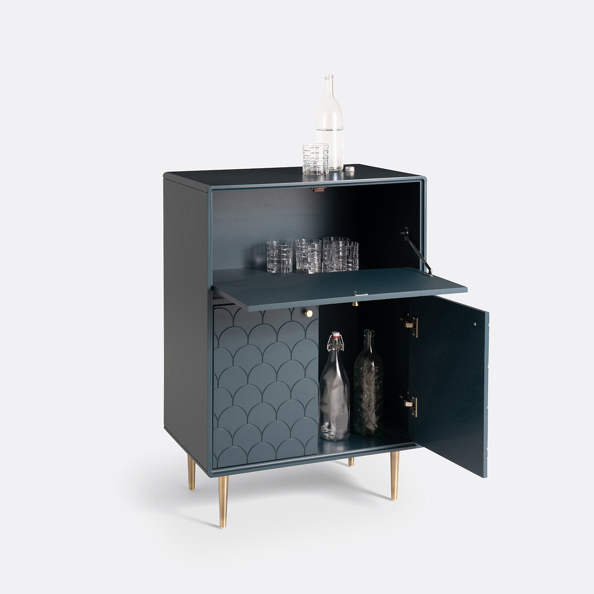 Mobile-bar, Luxore blu di prussia, LA REDOUTE INTERIEURS