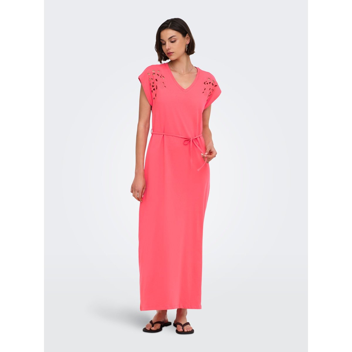 Robe rose - calypso coral 1, JDY
