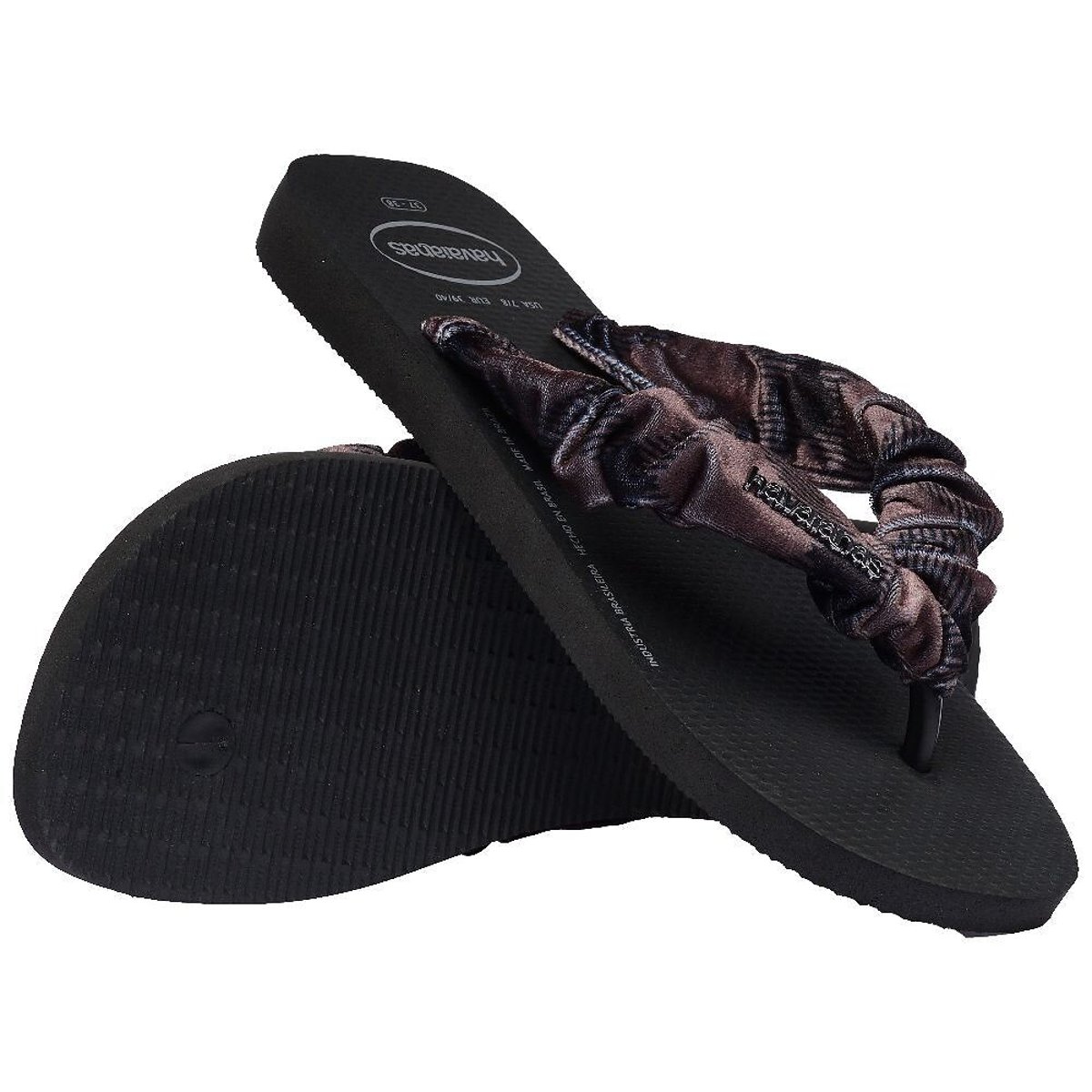 Tongs TOP SCRUNCHIES noir, HAVAIANAS