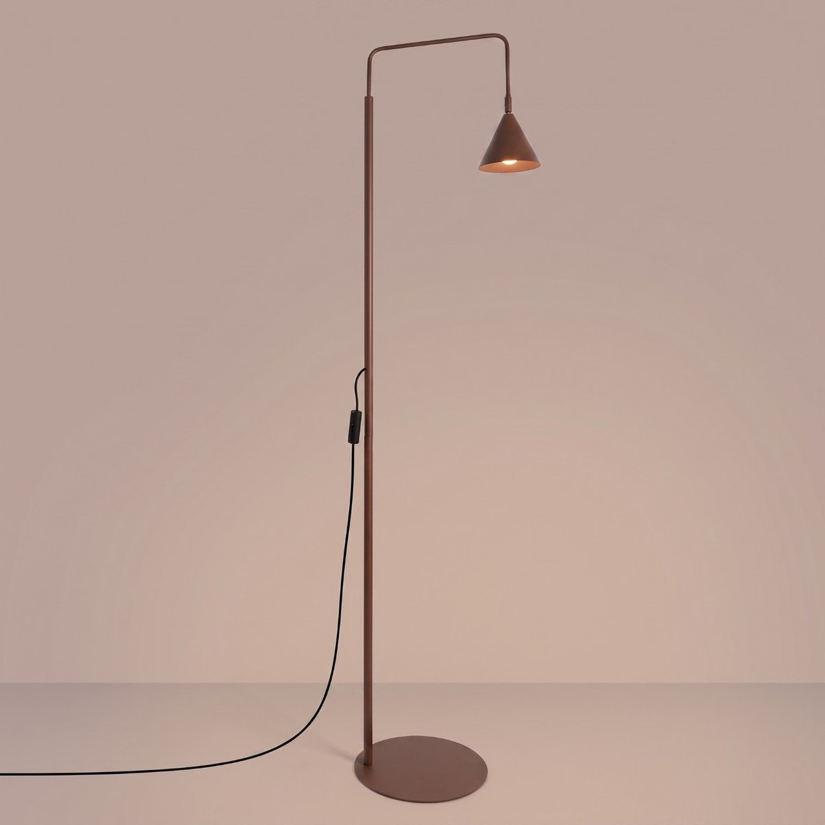 Lampadaire Brun E14 1 Nox brun, EDEN