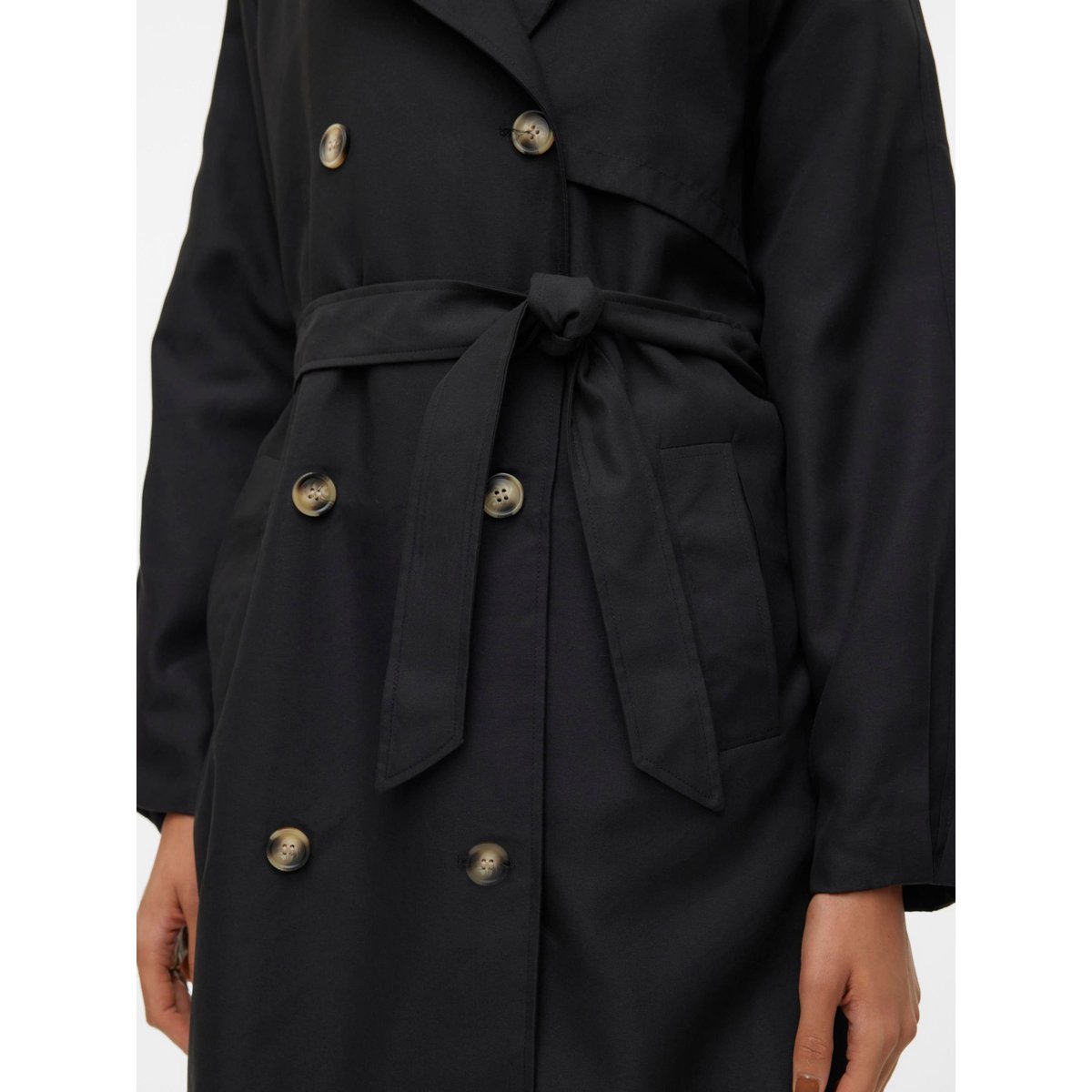Trench Coat noire - black, VERO MODA