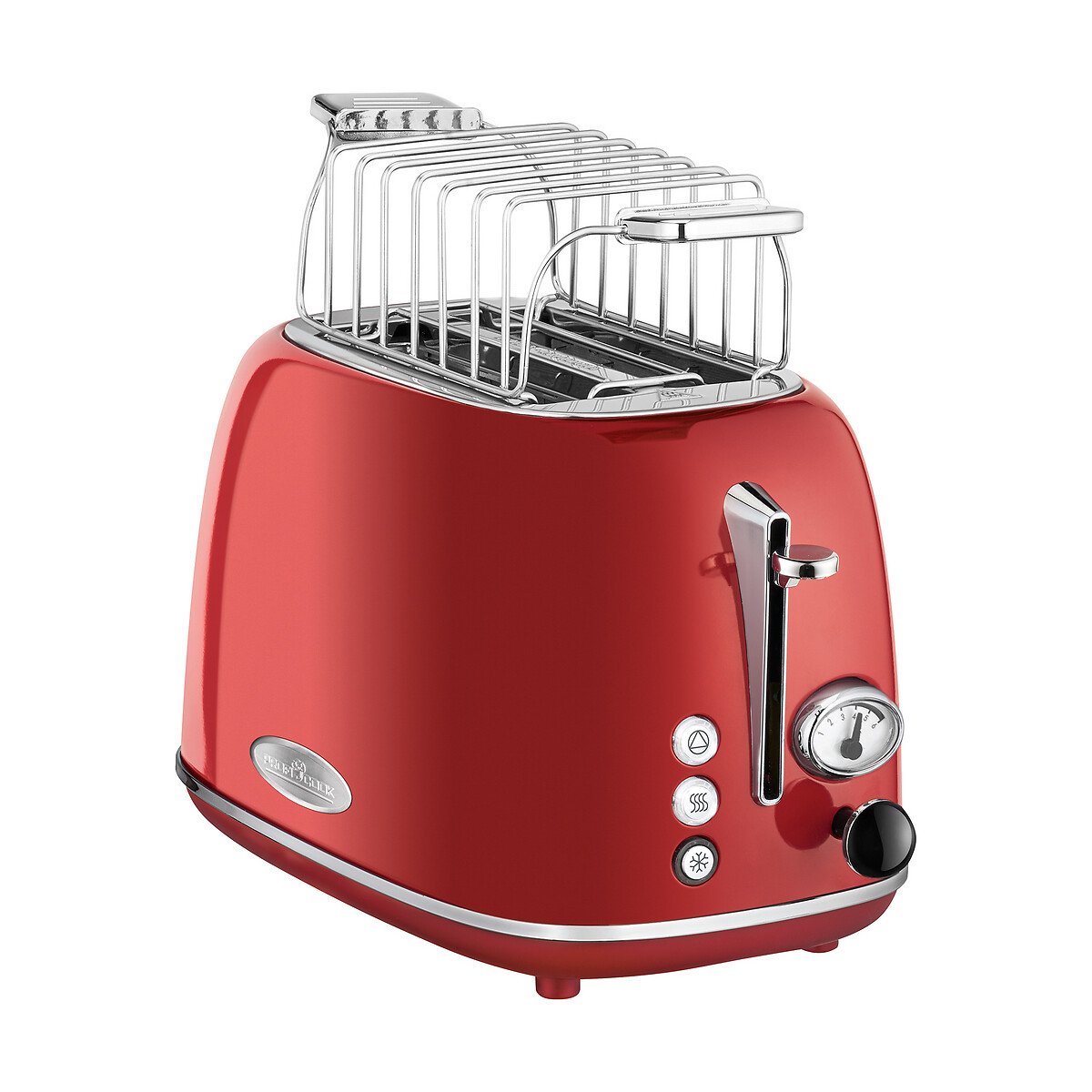 Torradeira vermelha para 2 torradas, da Proficook vermelho, PROFICOOK