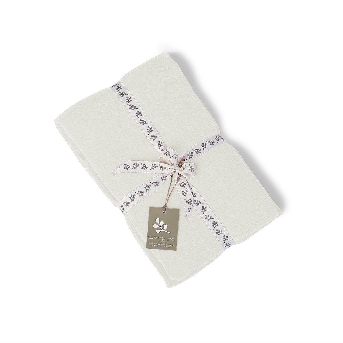 Housse de couette gaze de coton CARLA blanc, FEBRONIE