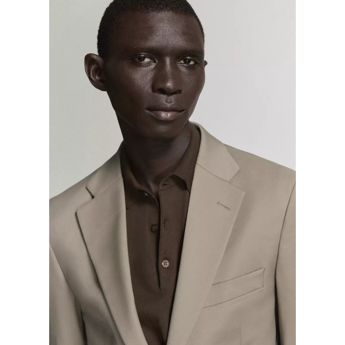 Veste costume Milán slim-fit gris vison, MANGO MAN