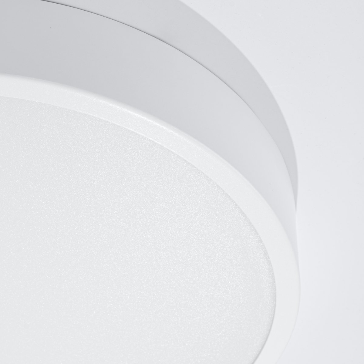Plafonnier Aluminium Blanc LED 1 Onyx 40 blanc, EDEN