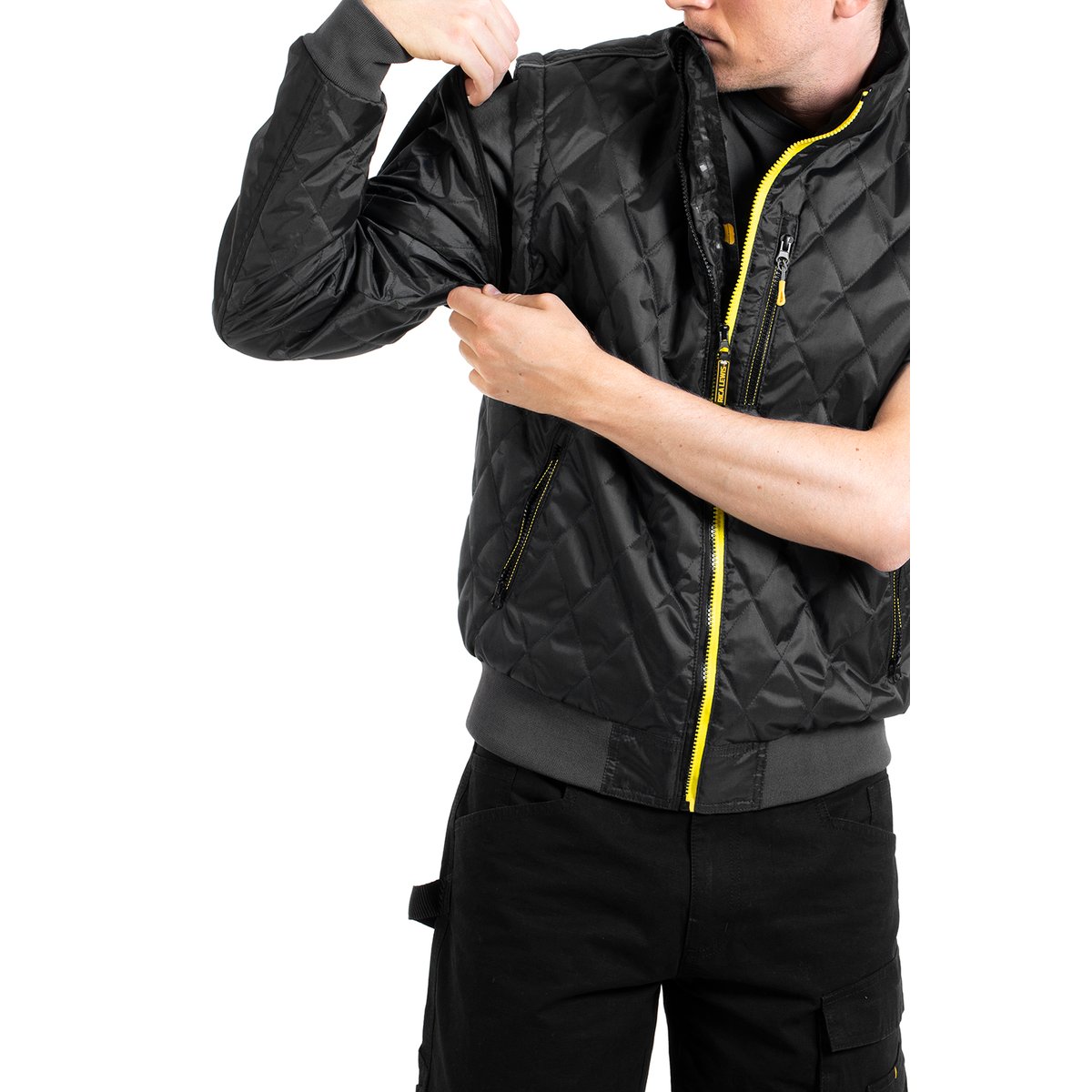 Blouson coupe bomber 2en1 TWIN gris, RICA LEWIS