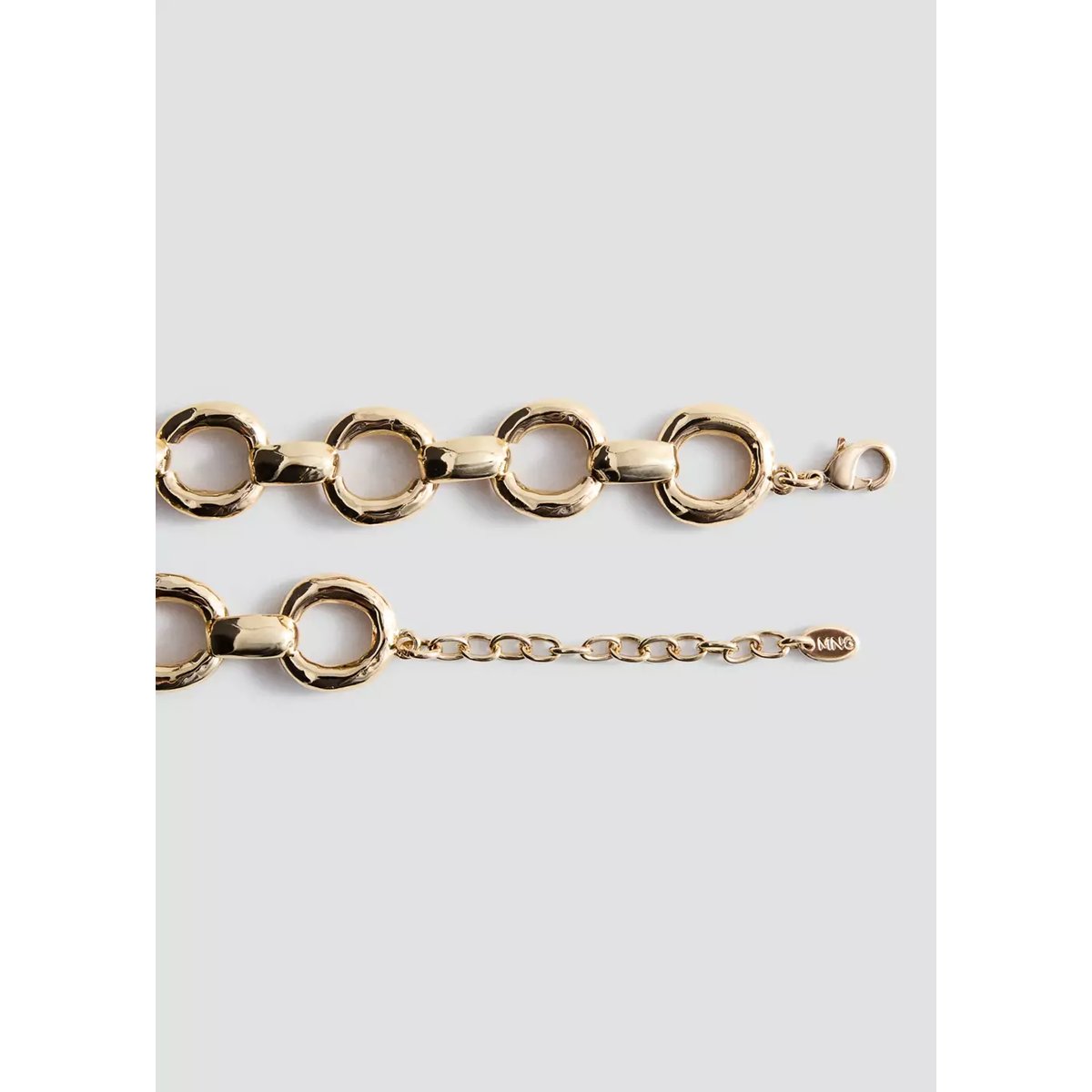 Collier chaîne cristaux or, MANGO