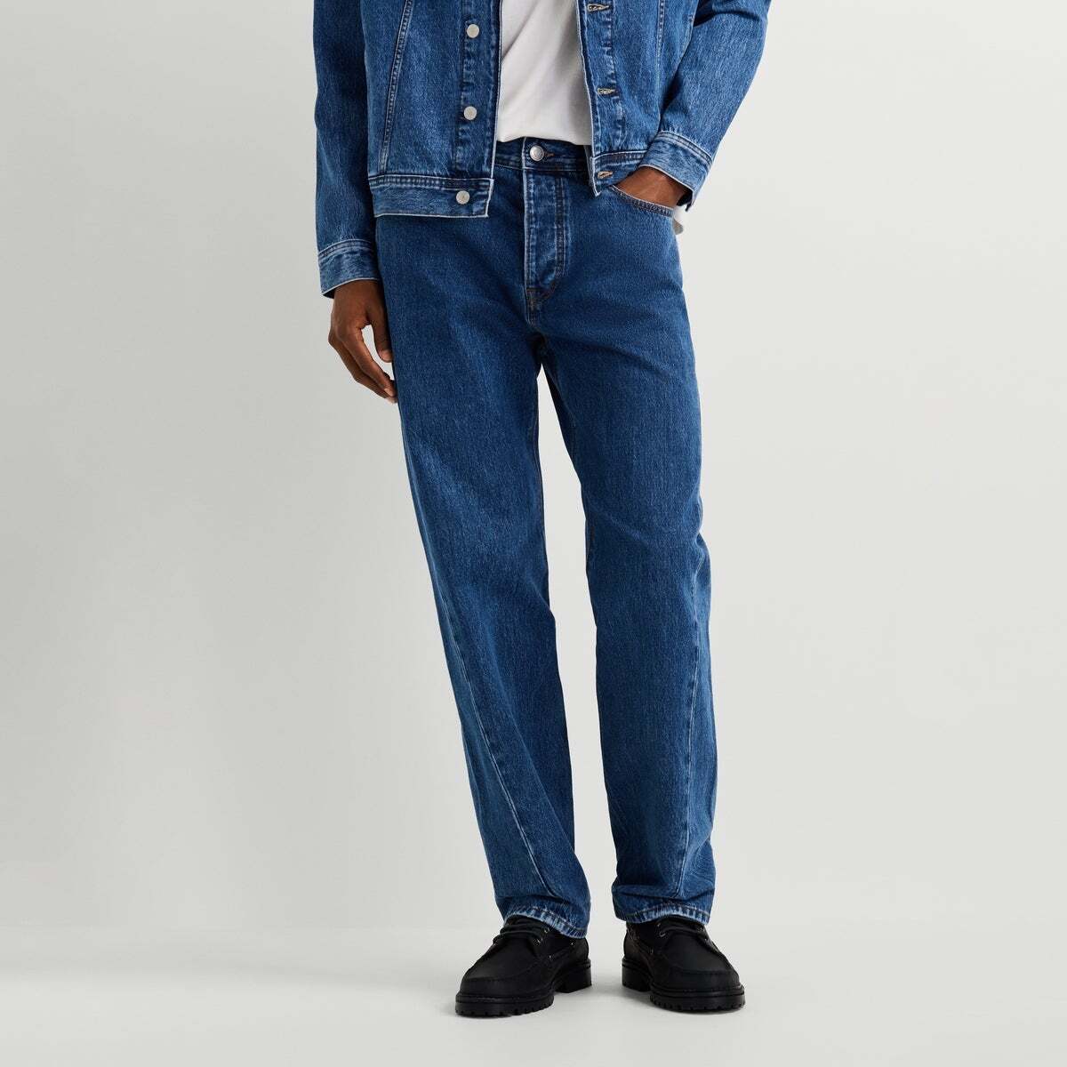 Jean straight, BEXLEY bleu moyen désolé, PEPE JEANS