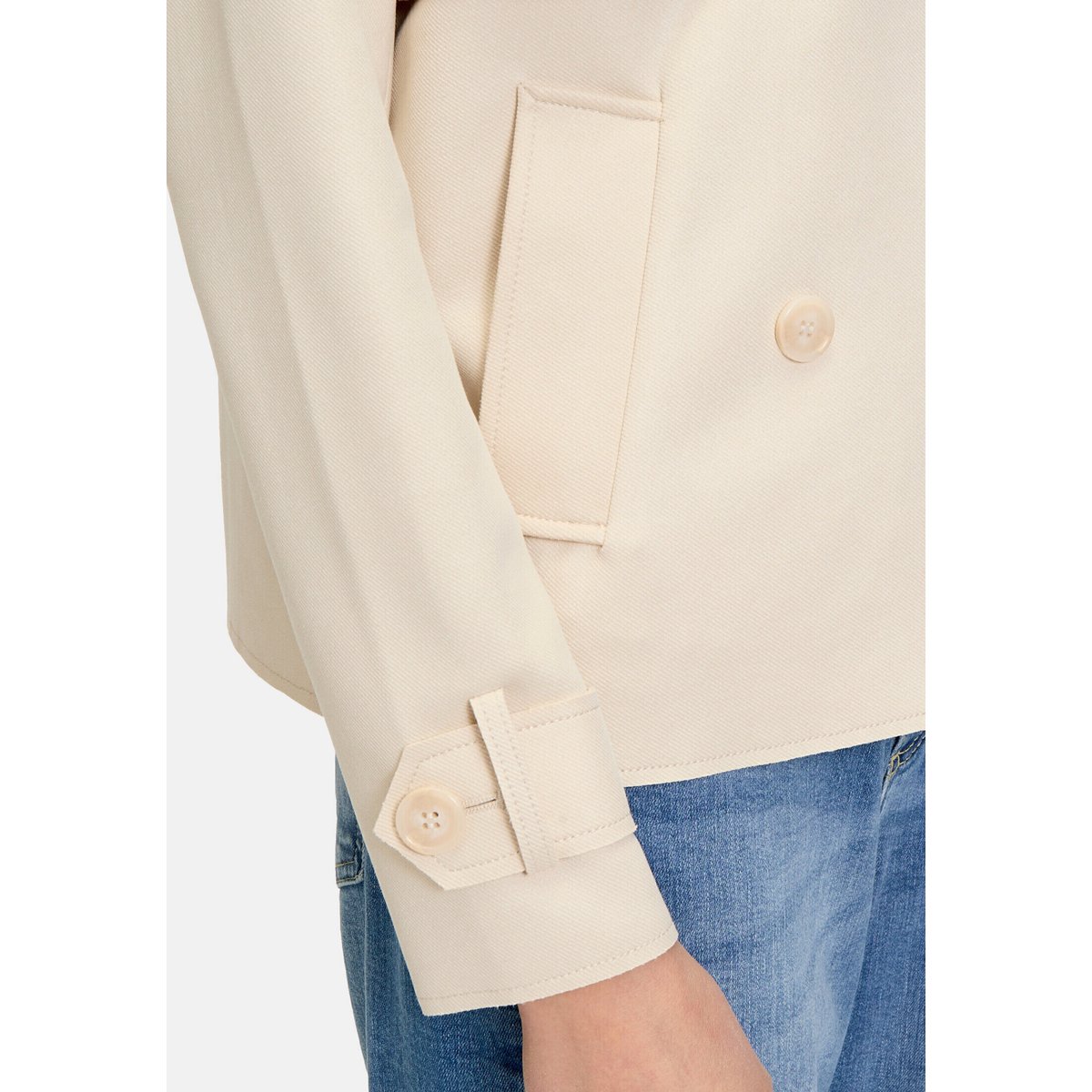 Manteau d'été à col à revers sheer bliss, CARTOON