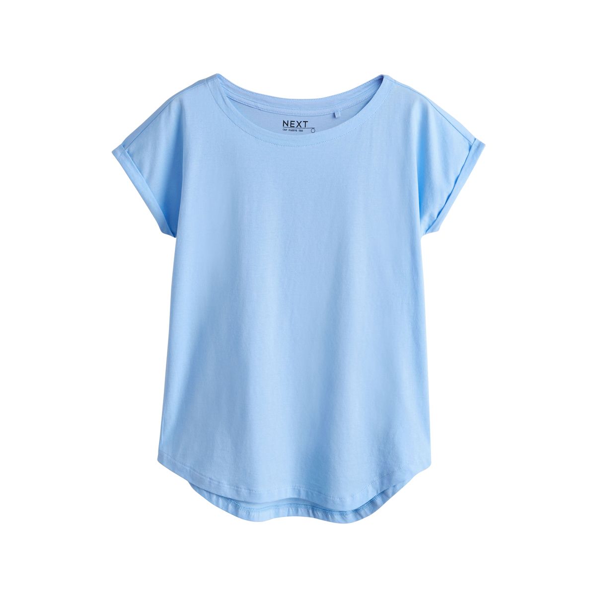 T-shirt à mancherons, lot de 5 violet/bleu/jaune beurre/rose/blanc, NEXT