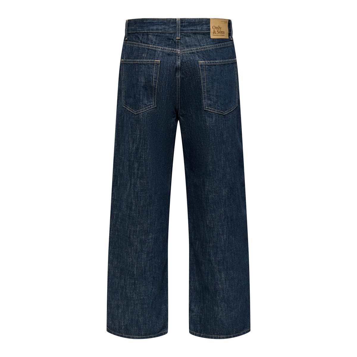 Jean À Jambe Large dark medium blue denim, ONLY & SONS