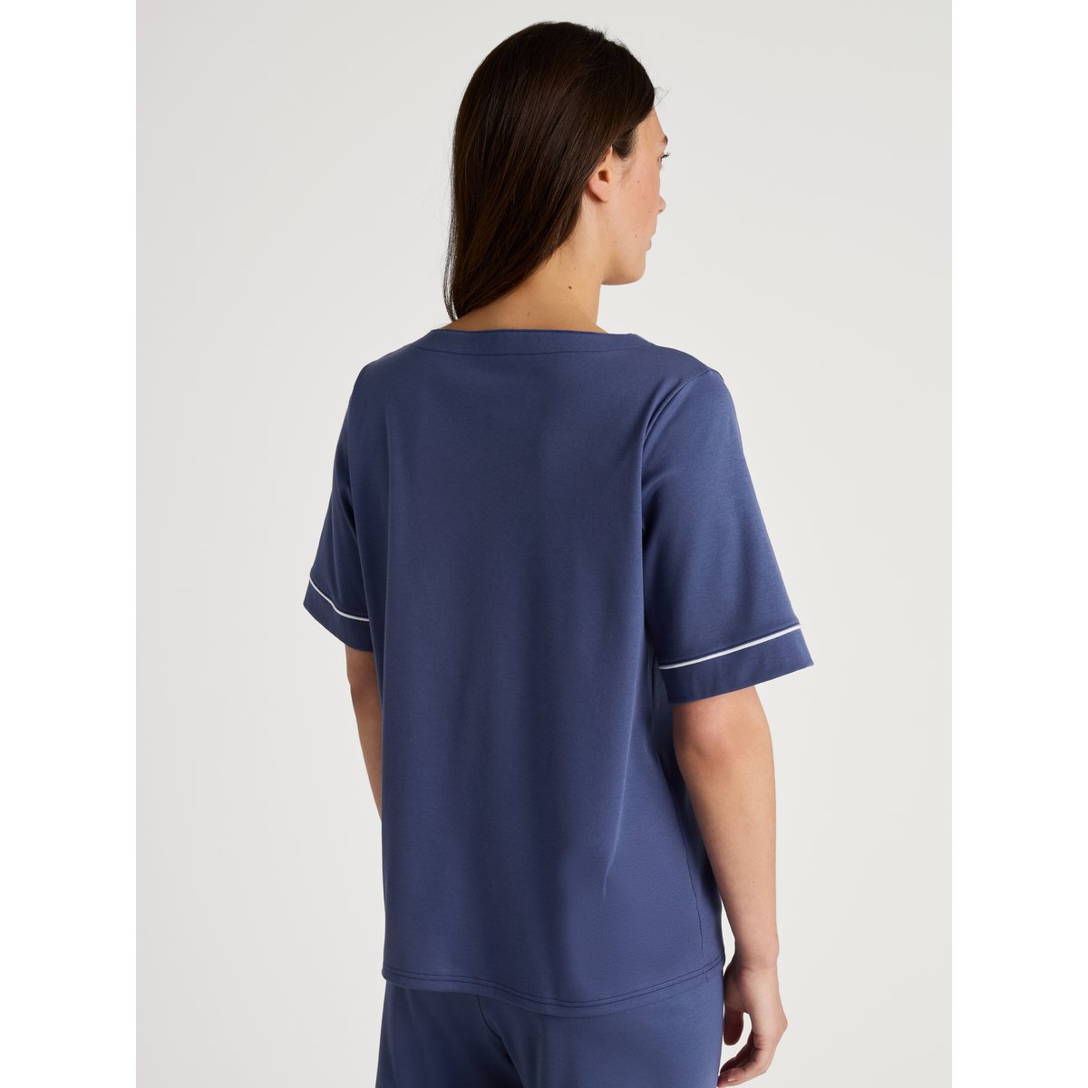 T-shirt manches courtes Coton FAVOURITES MAGIC bleu cobalt, CALIDA