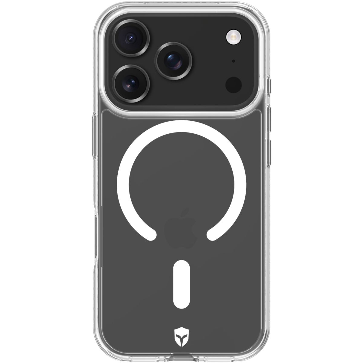 Coque iPhone 17 Pro transparente Magsafe couleur unique, FORCE CASE