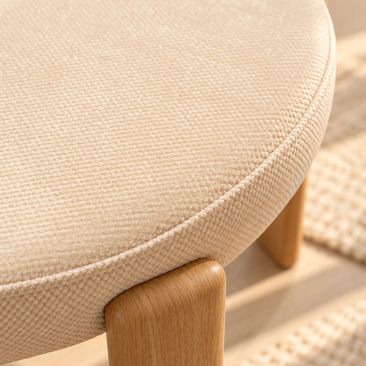 Lot de 2 chaises de table en tissu, LILY couleur unique, NOW'S HOME